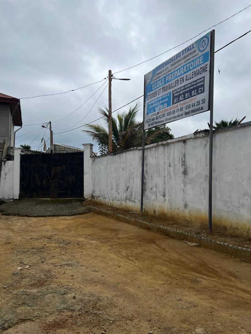 Front of the ETALL centre in Ebolowa