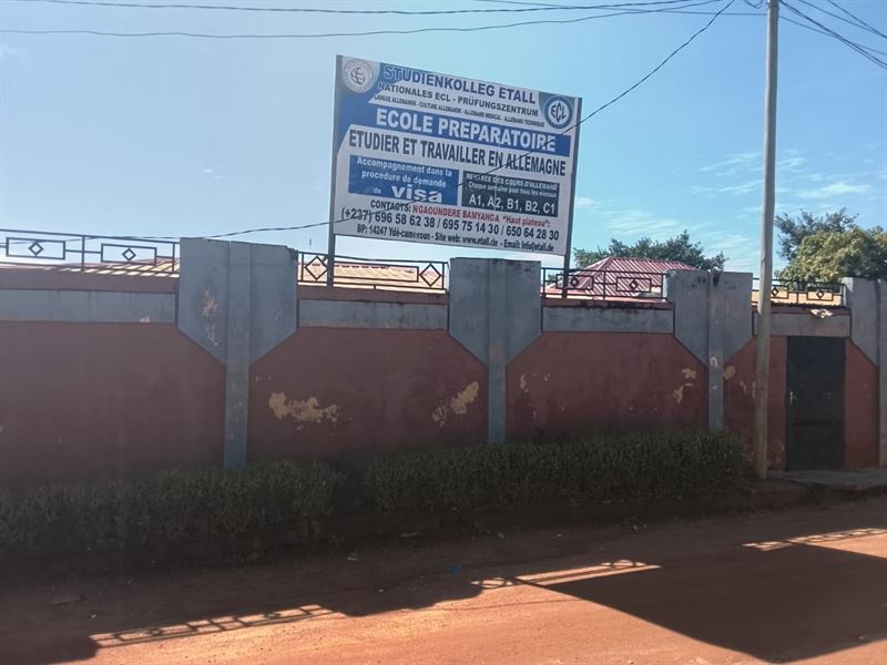 Front of the ETALL centre in Ngaoundéré