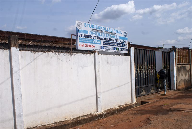 Another view of the ETALL centre in Olembé