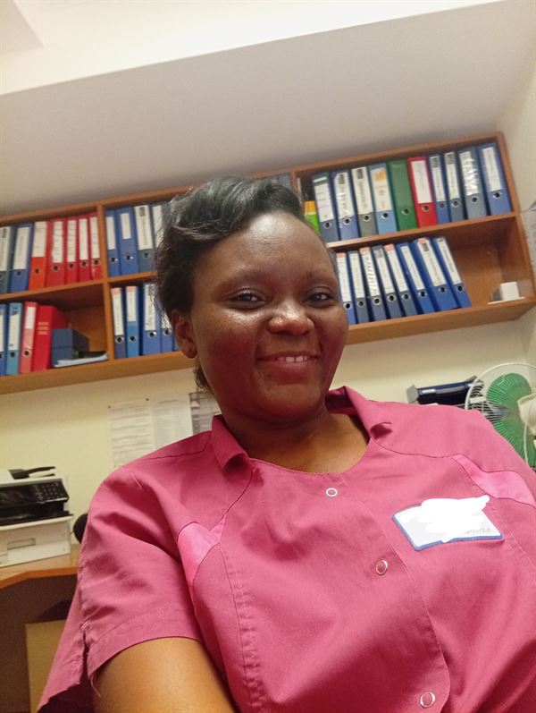 Hortance Gaelle OWONA MPOUET, a nurse in Berlin-Spandau
