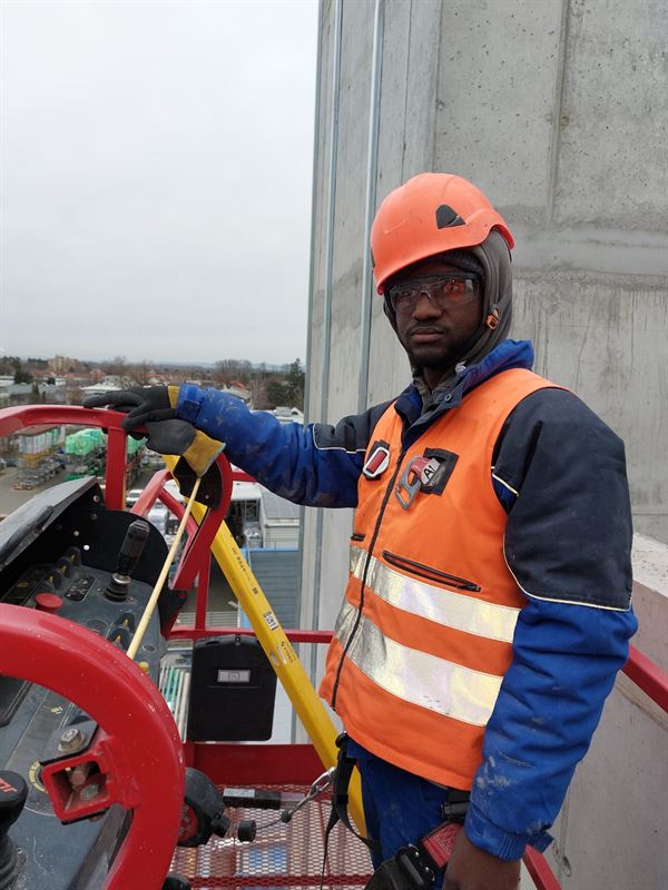 Stevy Blondel MOMO, a former ETALL student, in Speyer, Germany