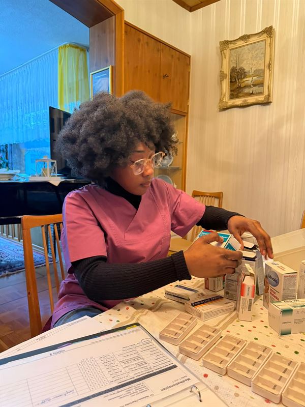 Anne Grace Aline WAMA YAODA, a former ETALL student, in Germany